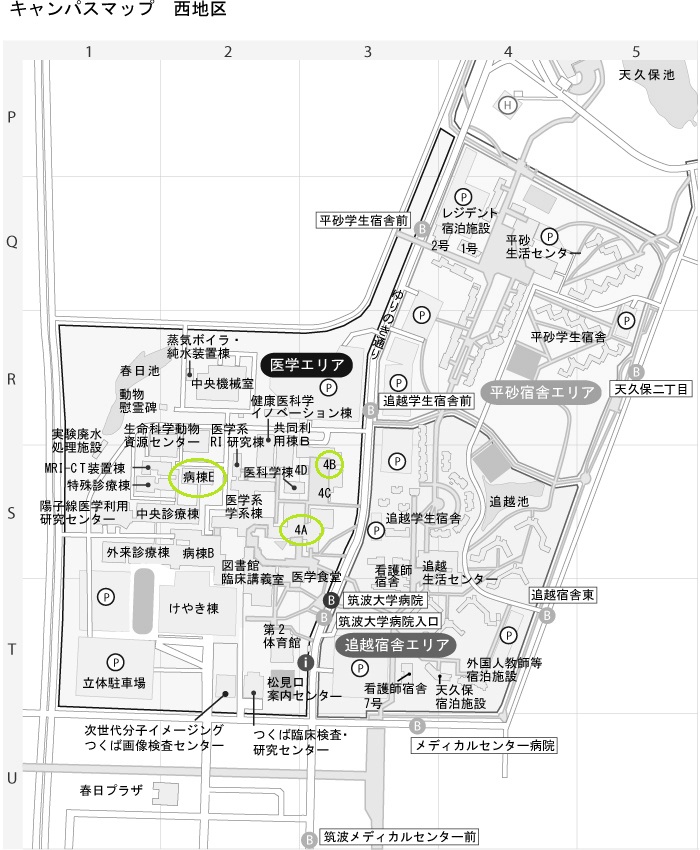 筑波大学　西区　マップ