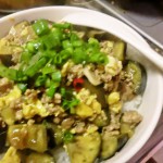 あんかけ麻婆茄子！あんをかけていつもの味にひとつプラス！ – つくばスゴイ1人暮ら しメシ特集！