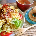 オリジナルソースの冷製サラダパスタ！ – つくばスゴイ1人暮ら しメシ特集！