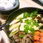 夏バテ防止！ジューシーなすき焼き！ – つくばスゴイ1人暮ら しメシ特集！
