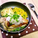 鉄板でジュージュー！和風グリルチキン – つくばスゴイ1人暮ら しメシ特集！