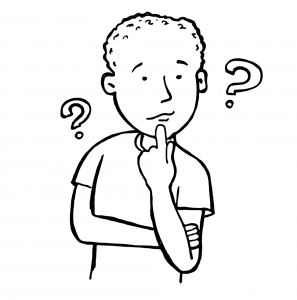 thinking boy